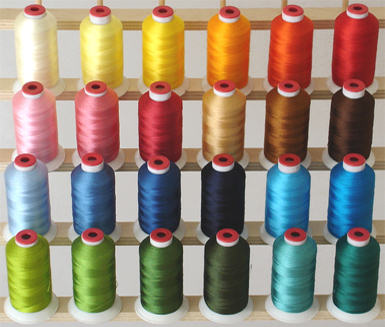 Polyester Embroidery Threads Kit 24 Spring Colors