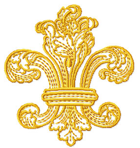 Golden Symbols Embroidery Designs